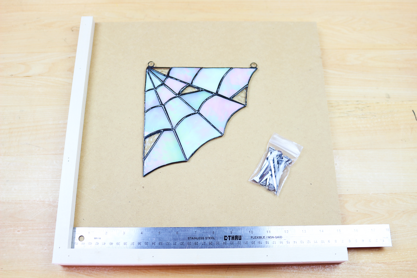 Stained Glass Workboard + Nails