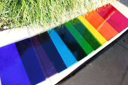 Glass Pack | 14 sheets | Rainbow Colors