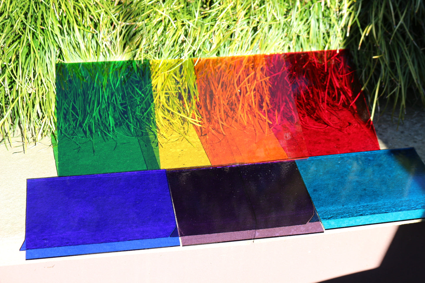 Glass Pack | 14 sheets | Rainbow Colors