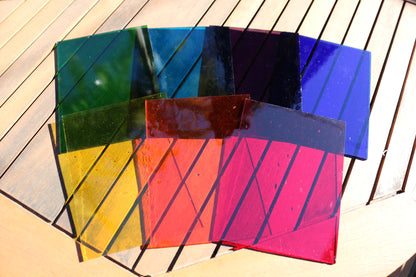 Glass Pack | 14 sheets | Rainbow Colors