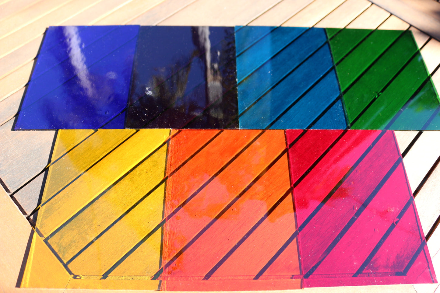 Glass Pack | 14 sheets | Rainbow Colors